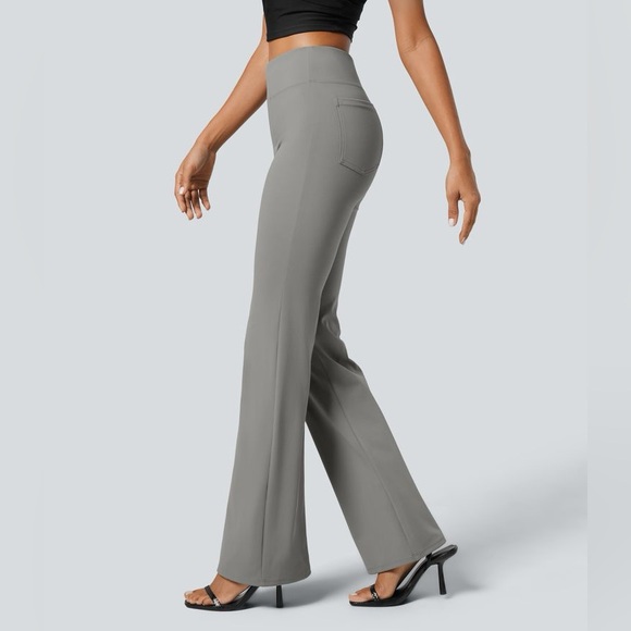 HALARA Pants - Halara Halara Flex™ High Waisted Back Side Pocket Slight Flare Work Pants